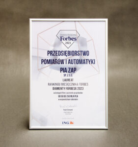 PiA-ZAP laureatem miesięcznika Forbes