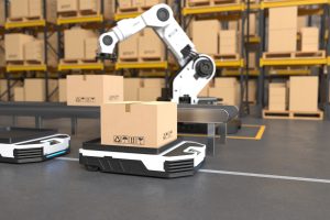 Roboty mobilne AGV i&nbsp;AMR – jak rewolucjonizują logistykę wewnętrzną firm?