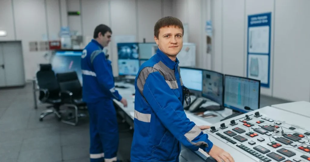 Szafy sterownicze PLC i stanowisko SCADA do nadzoru produkcji