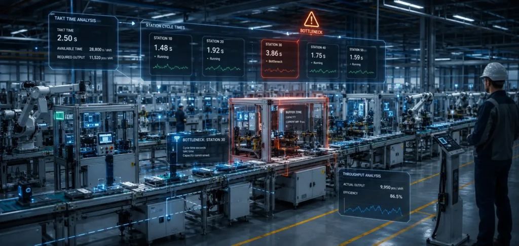 integrator automatyki przy linii produkcyjnej którą sam zaporojektował