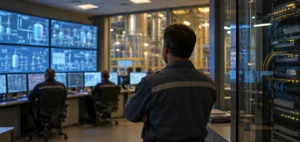 Inżynier w sterowni na styku systemów automatyki i infrastruktury sieciowej zakładu